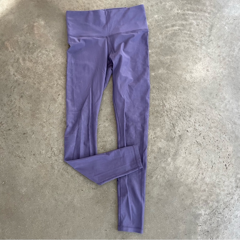 Lululemon Purple Laser-cut Leggings